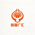 新疆广汇队官方Logo，以橙色和白色为主色调