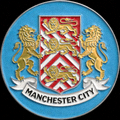 曼城足球俱乐部天蓝色圆形队徽
